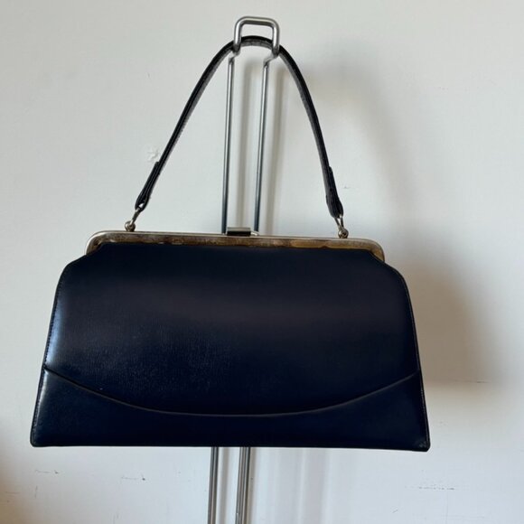 Cute Navy Blue Vintage Purse - Picture 1 of 7